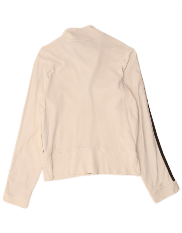 Adidas træningsdragt topjakke til kvinder UK 12 Medium White Bomuld