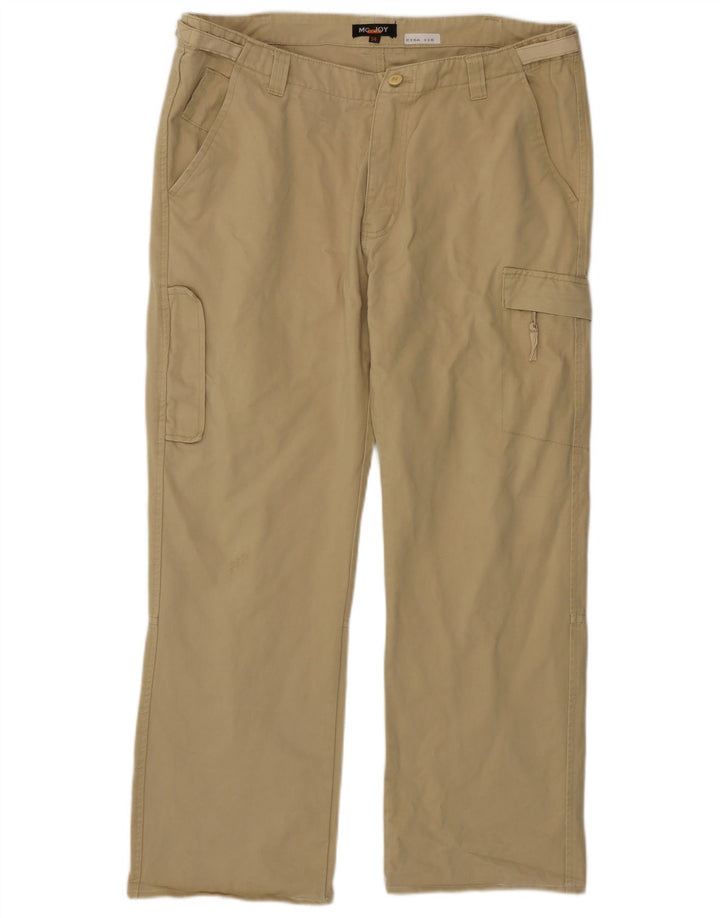 MC Joy Herre Straight Cargo Bukser IT 54 2XL W40 L29 Beige Bomuld
