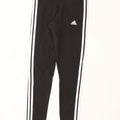 ADIDAS Womens Leggings UK 8/10 Small  Black Cotton Vintage Adidas and Second-Hand Adidas from Messina Hembry 