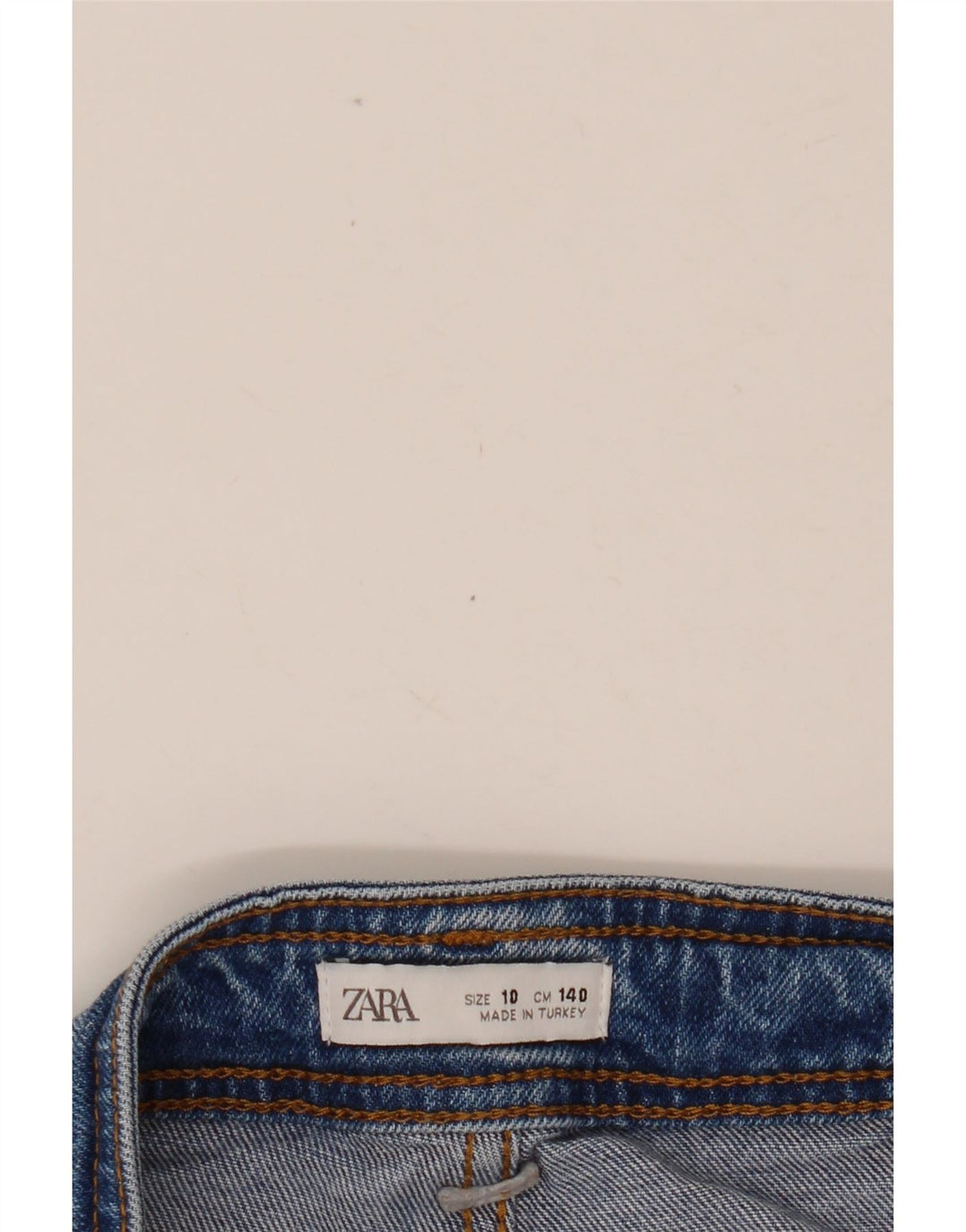 ZARA Piger Jeans med brede ben 9-10 år W24 L22 Blå