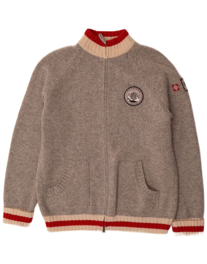 MC NEAL Herre Cardigan Sweater 2XL Grå Uld