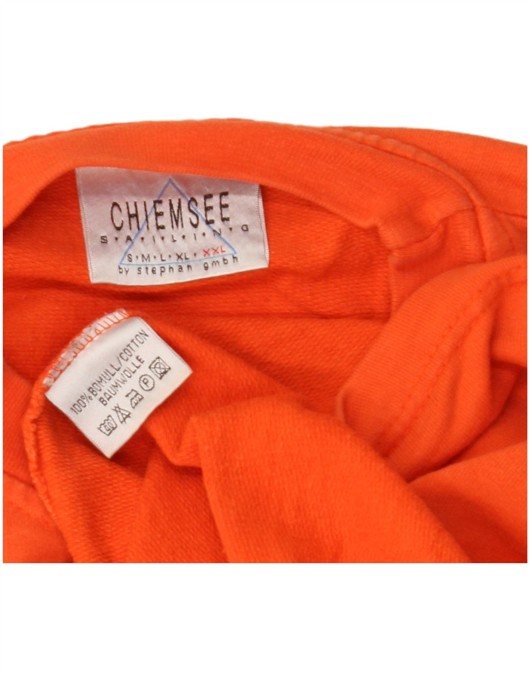 Chiemsee Herre Grafisk Top Langærmet 2XL Orange Bomuld