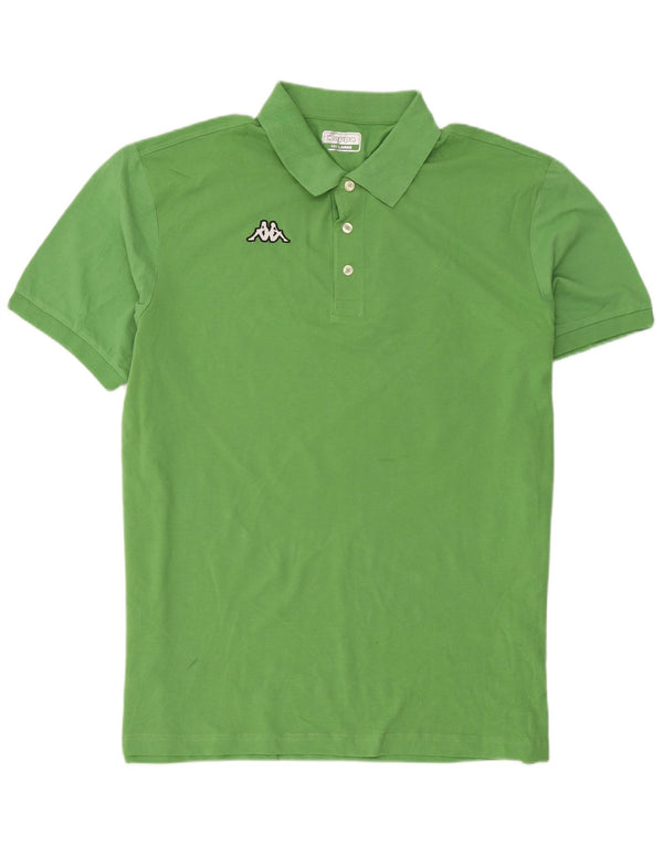 KAPPA herre poloshirt 3XL grøn bomuld