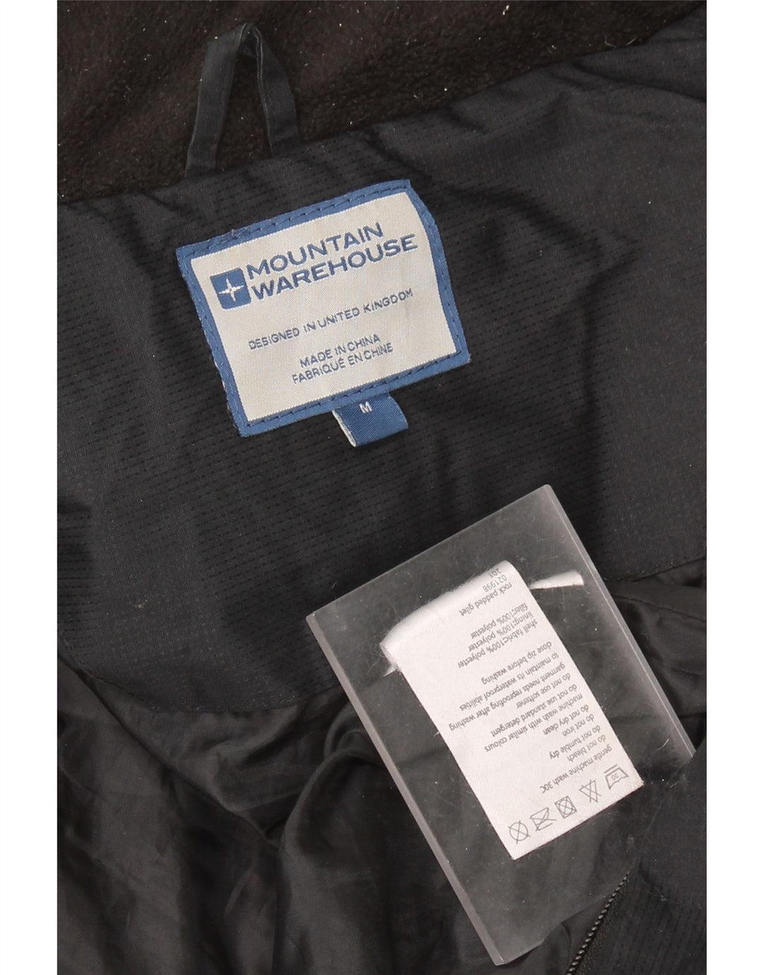 MOUNTAIN WAREHOUSE Herre Polstret Gilet UK 38 Medium Sort Polyester