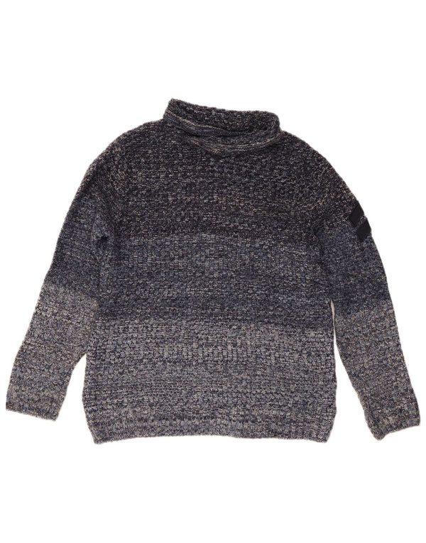 Zara Boys Rullehalstrøje 13-14 år Navy Blue Colourblock