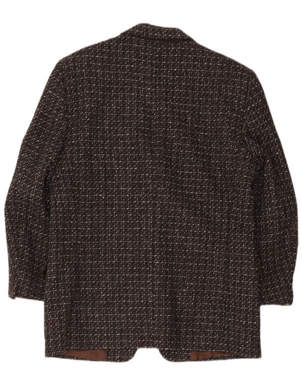Belmar Dame 2-knaps blazerjakke IT 52 XL Brun Flecked Virgin Wool