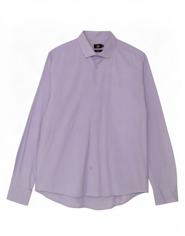 Dacks herre Slim Fit skjorte 2XL blå bomuld