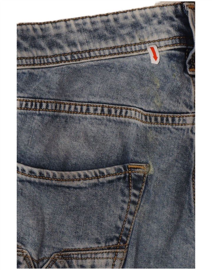 Diesel Straight Jeans til mænd W31 L27 Blå Bomuld