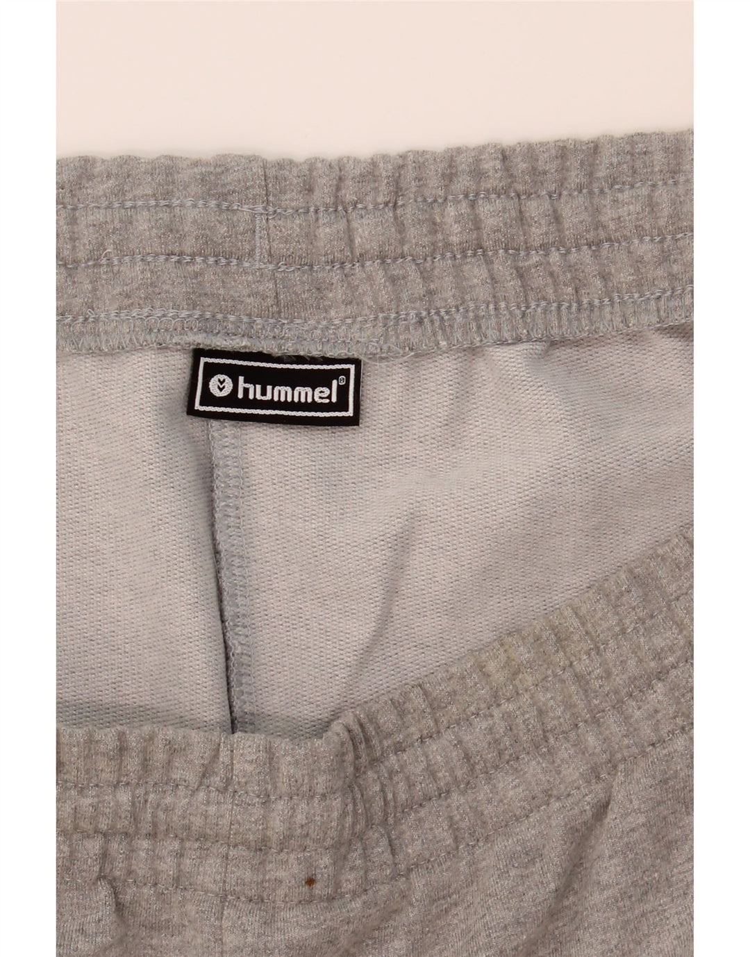 HUMMEL Mens Graphic Sport Shorts XL Grey Cotton Vintage Hummel and Second-Hand Hummel from Messina Hembry 