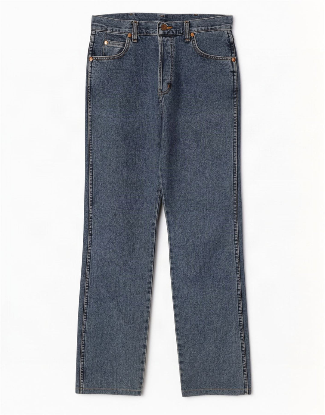 Wrangler Herre Evolution Straight Jeans W30 L31 Blå Bomuld