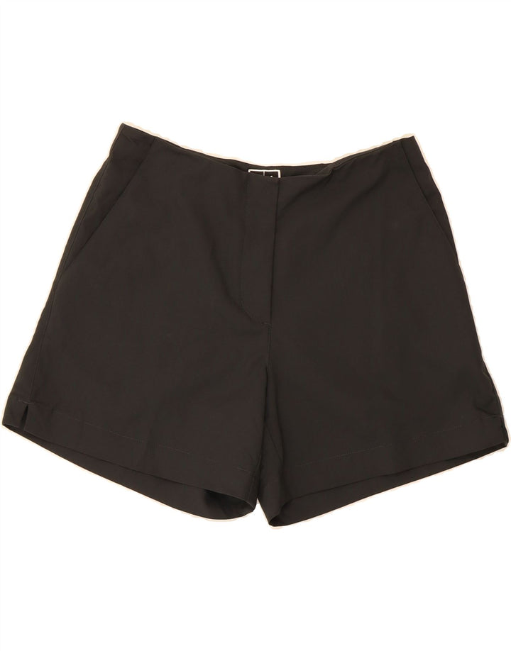 ADIDAS Womens Chino Shorts US 8 Medium W28  Black Polyester Vintage Adidas and Second-Hand Adidas from Messina Hembry 
