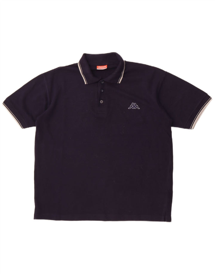 Kappa herre poloshirt Medium marineblå bomuld