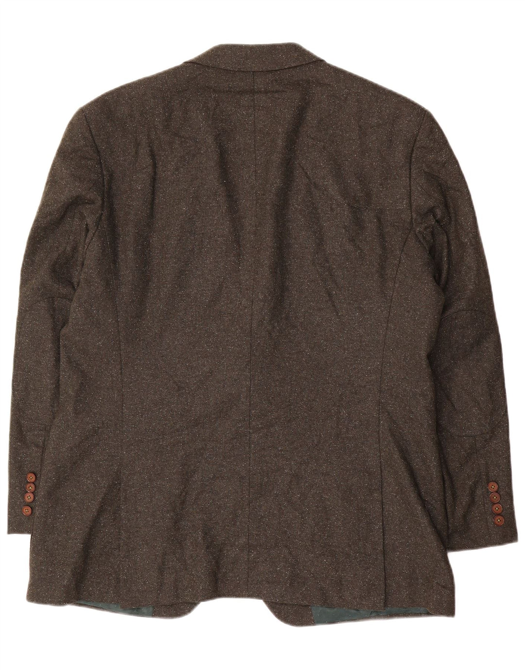 Tommy Hilfiger Herre skræddersyet 2-knaps blazerjakke EU 56 3XL Khaki Flecked