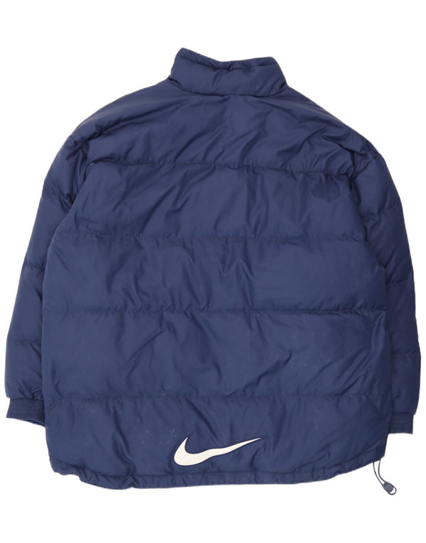 Nike polstret jakke til mænd UK 44 2XL marineblå polyester