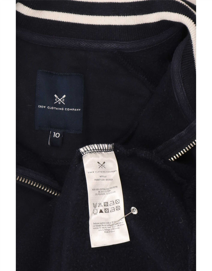 Crew Clothing Dame Oversized Sweatshirt Jumper UK 10 Small Navy Blue