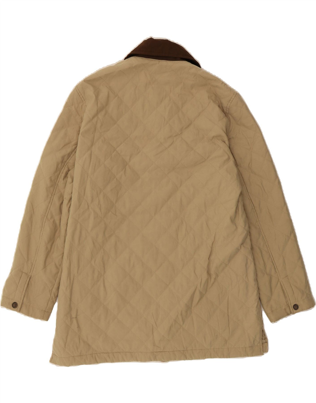 EDDIE BAUER Womens Quilted Jacket UK 16 Large Beige Polyester Vintage Eddie Bauer and Second-Hand Eddie Bauer from Messina Hembry 