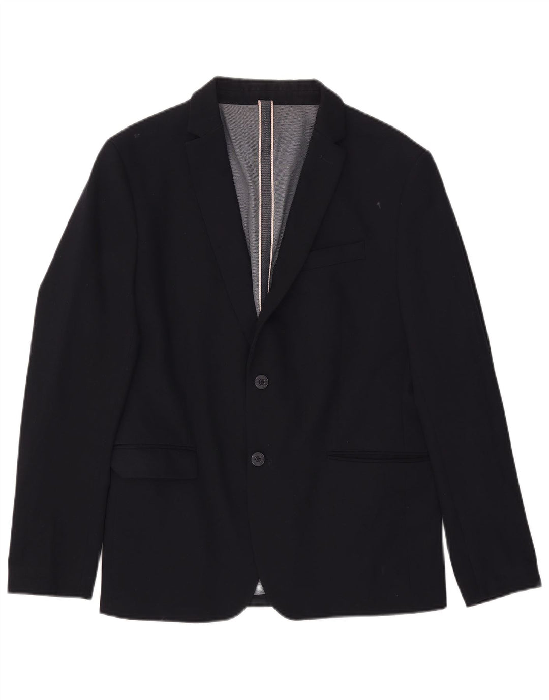 Zara Herre 2-knaps blazerjakke IT 54 2XL Marineblå