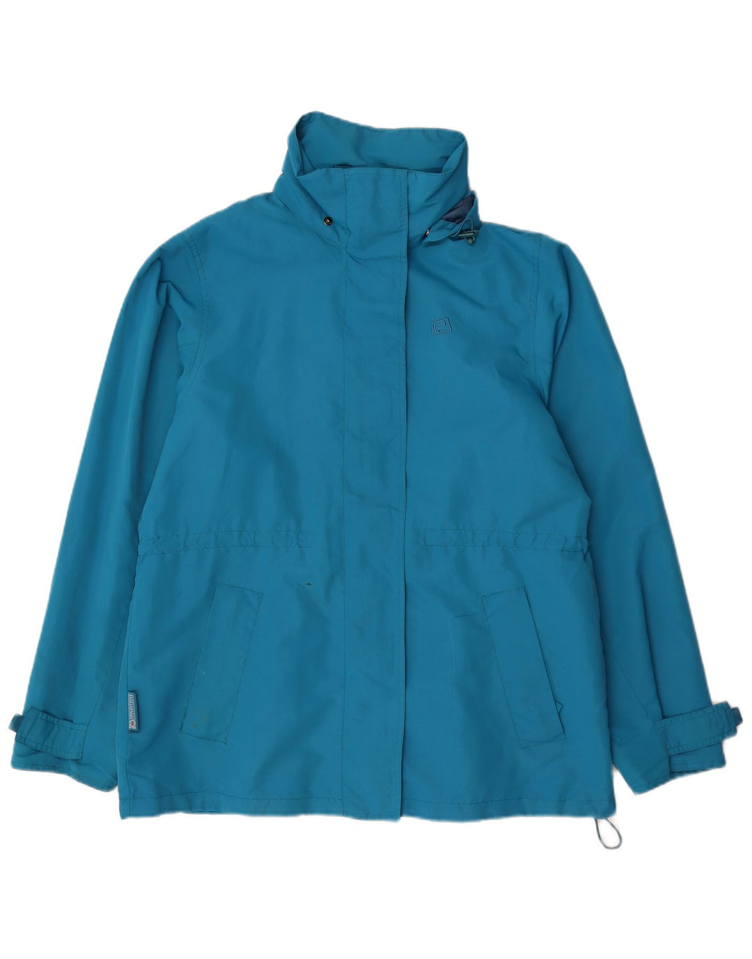 Mountain Essentials Dame Regnjakke UK 14 Stor Blå Nylon