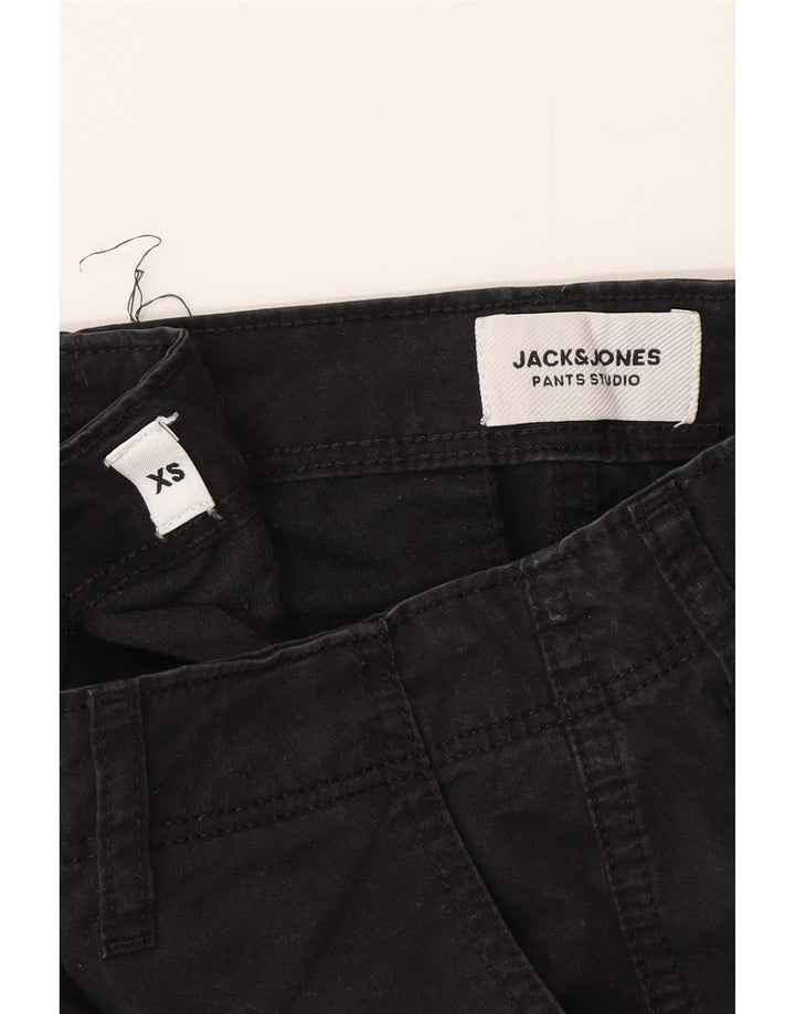 Jack & Jones Herre Cargo Shorts XS W26 Sort Bomuld