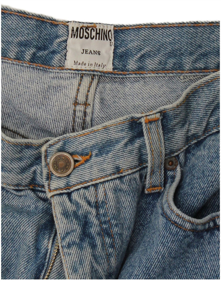 Moschino koniske jeans til kvinder W28 L30 Blå
