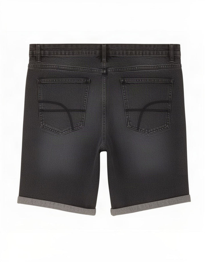 Pierre Cardin Herre Denim Shorts W42 2XL Sort Bomuld