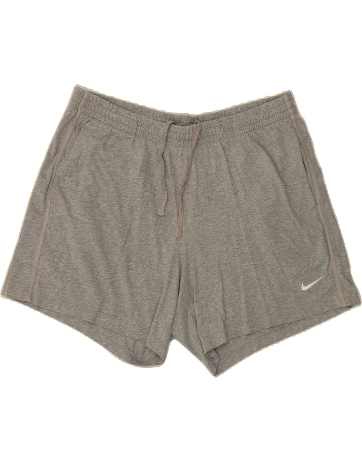 NIKE Mens Sport Shorts 2XL Grey Cotton Vintage Nike and Second-Hand Nike from Messina Hembry 