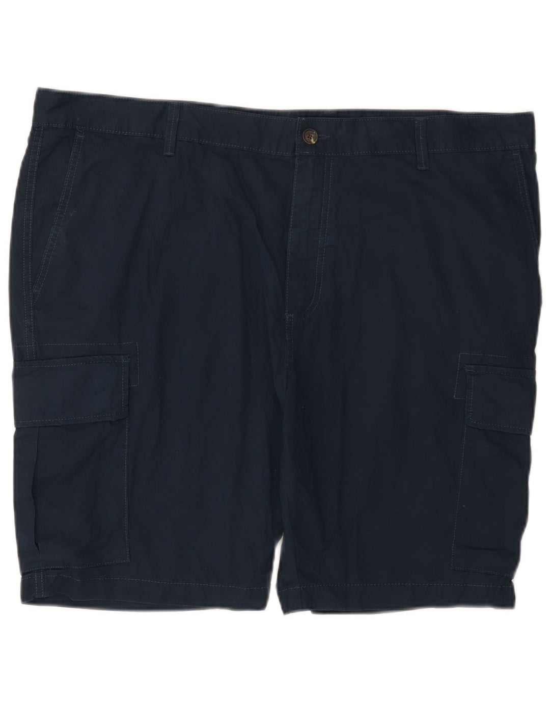 Marks & Spencer Herre Cargo Shorts W42 2XL Marineblå Bomuld