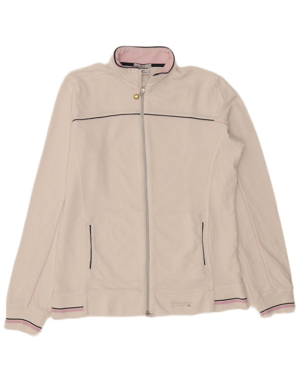 Champion Womens træningsdragt Topjakke UK 18 XL Hvid Bomuld