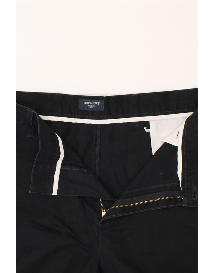 DOCKERS Mens Straight Chino Trousers  W38 L29 Black Cotton Vintage Dockers and Second-Hand Dockers from Messina Hembry 