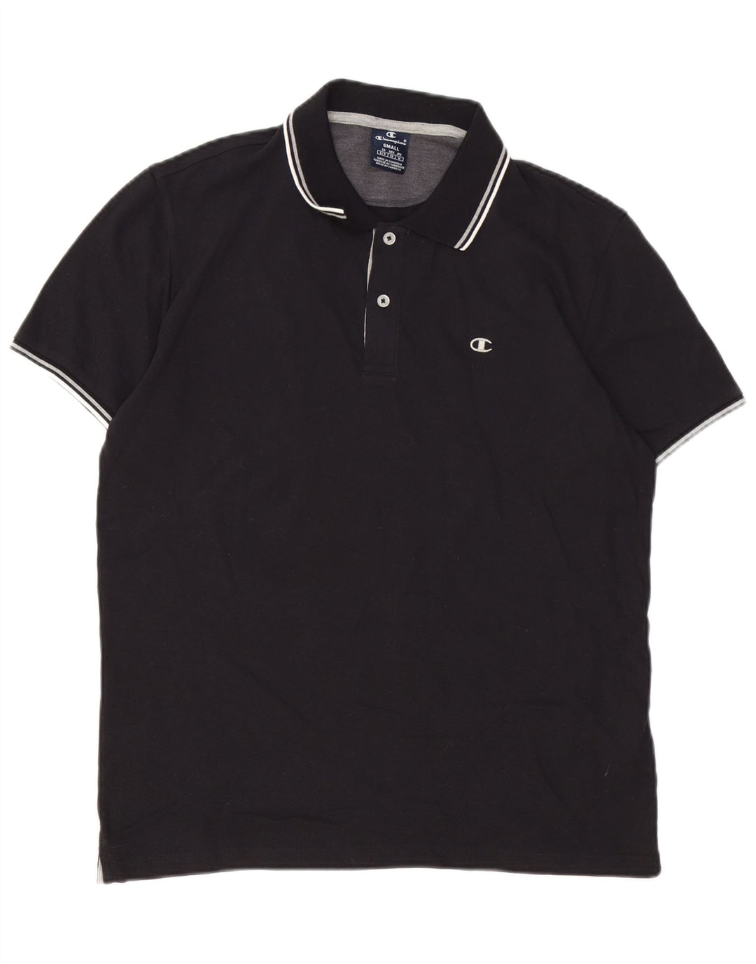 CHAMPION Poloshirt til mænd Lille sort bomuld