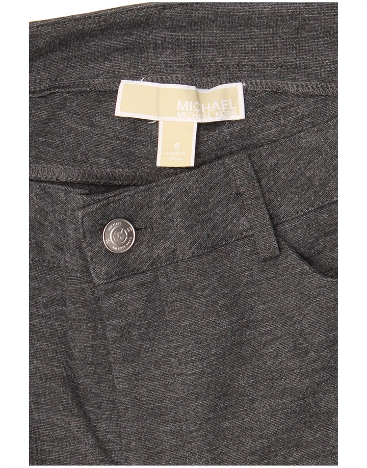 MICHAEL KORS Dame Skinny Casual Bukser US 8 Medium W30 L29 Grå