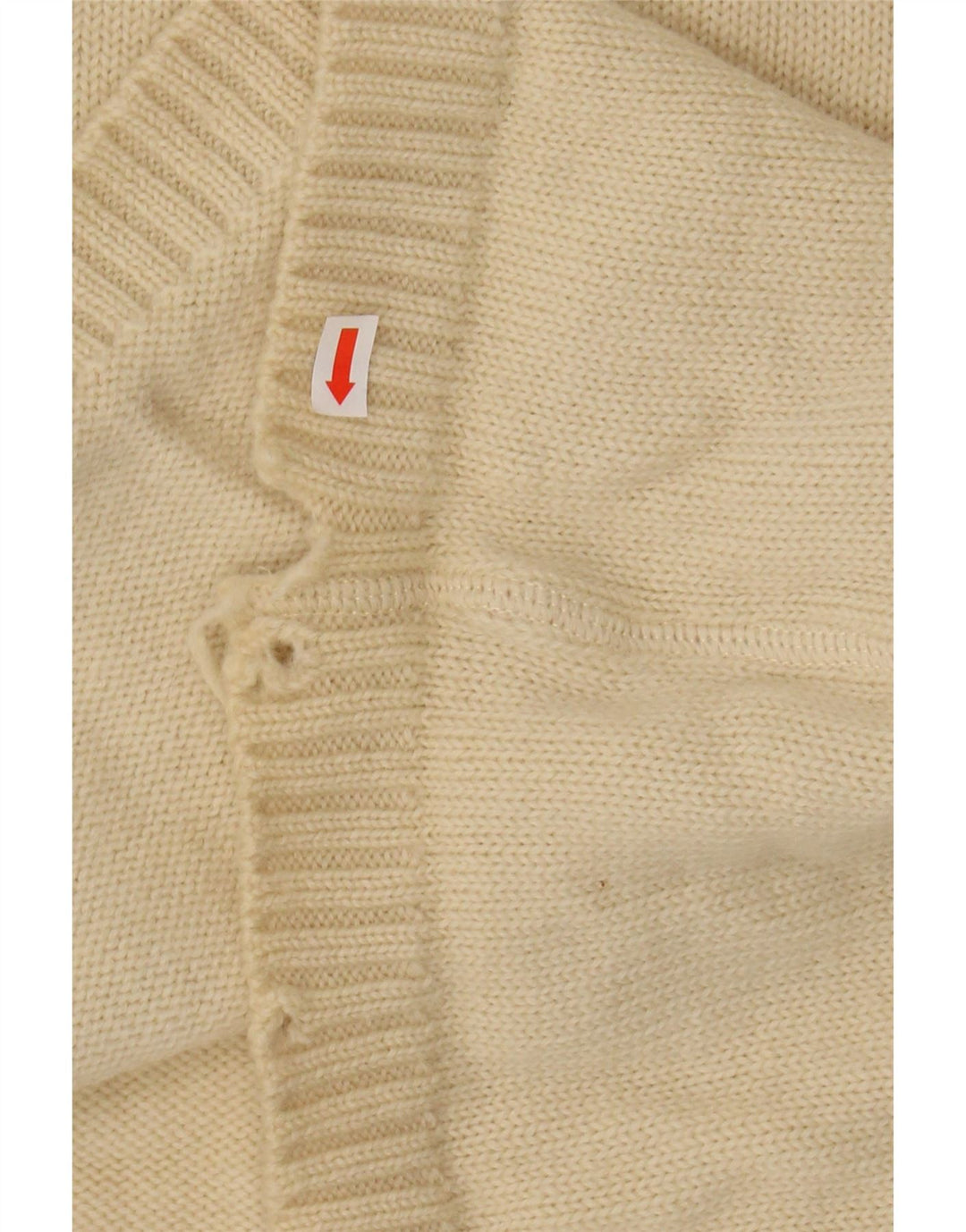 MARINA YACHTING Mens Boat Neck Jumper Sweater Medium Beige