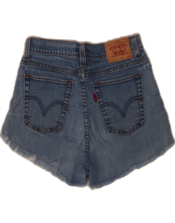 LEVI'S Womens 512 Denim Shorts US 8 Medium W28  Blue Cotton Vintage Levi's and Second-Hand Levi's from Messina Hembry 
