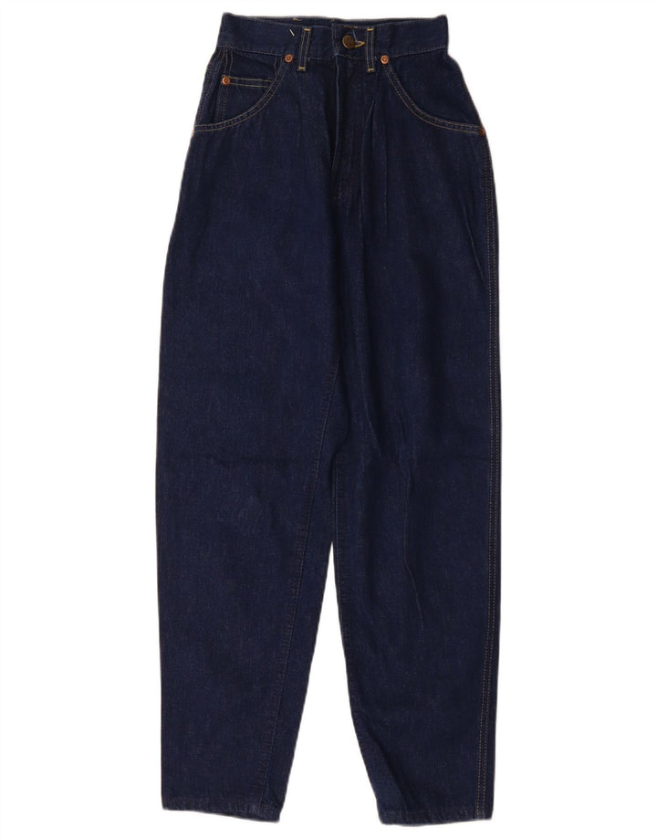 LEE Kvinder Højtaljede tilspidsede Jeans W22 L27 Marineblå