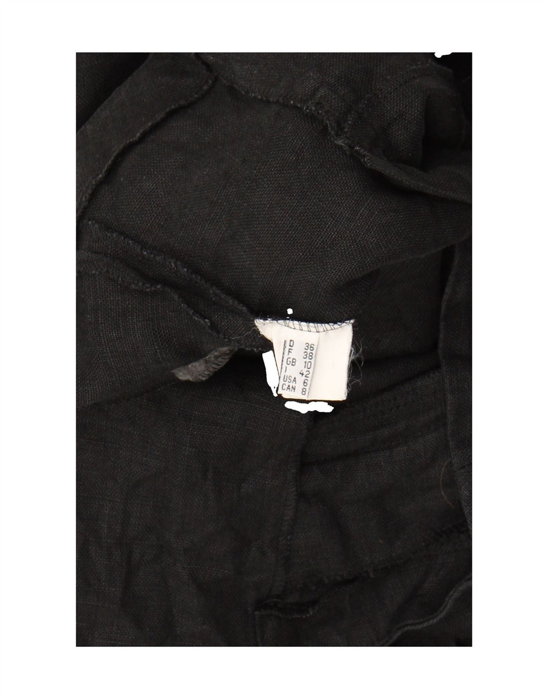 JEAN PAUL Womens 5 Button Blazer Jacket UK 10 Small Black Vintage Jean Paul and Second-Hand Jean Paul from Messina Hembry 