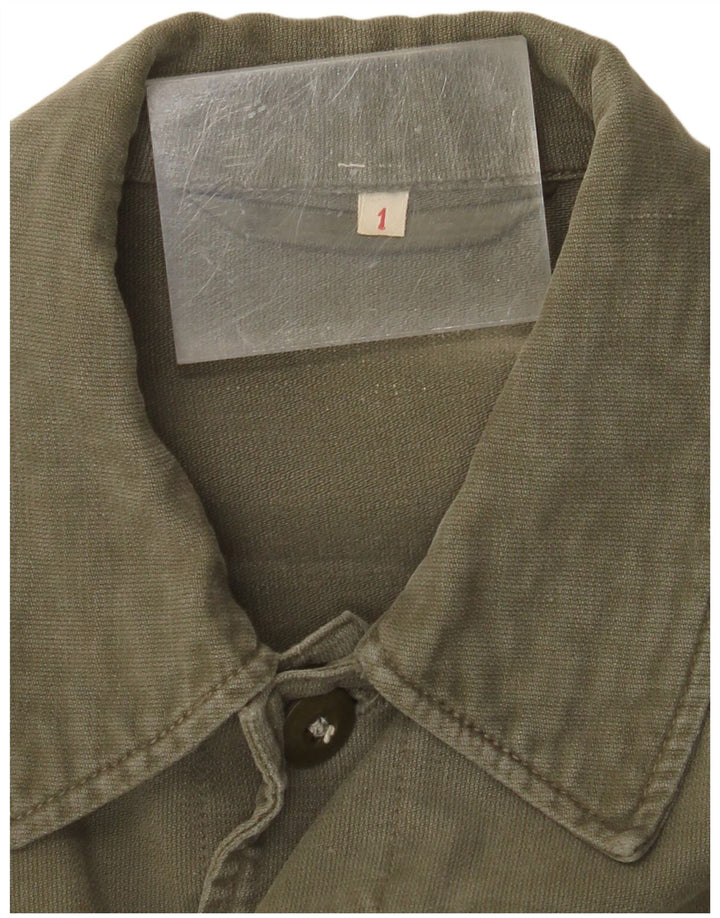 Vintage Herre Military Jacket UK 36 Small Khaki