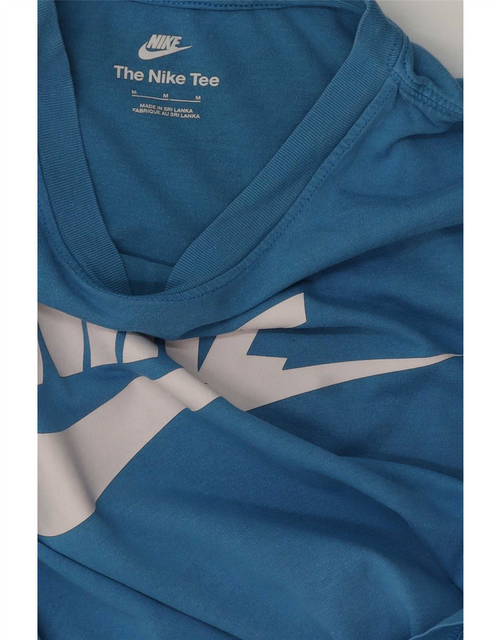 Nike grafisk t-shirt til mænd, mellemblå