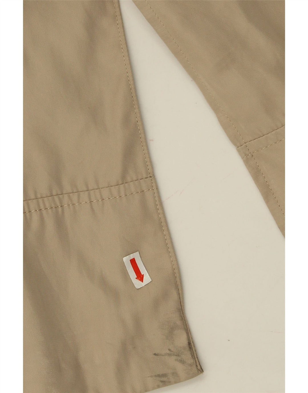 Zara Womens Open Trench Coat UK 14 Medium Beige Polyester