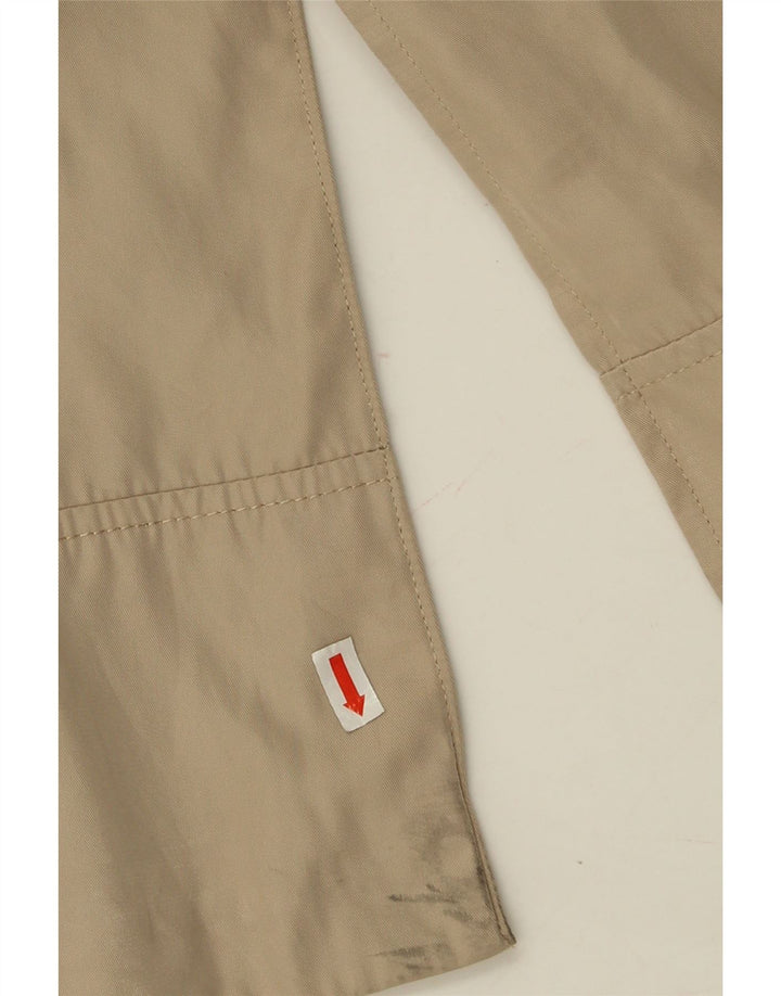 Zara Womens Open Trench Coat UK 14 Medium Beige Polyester