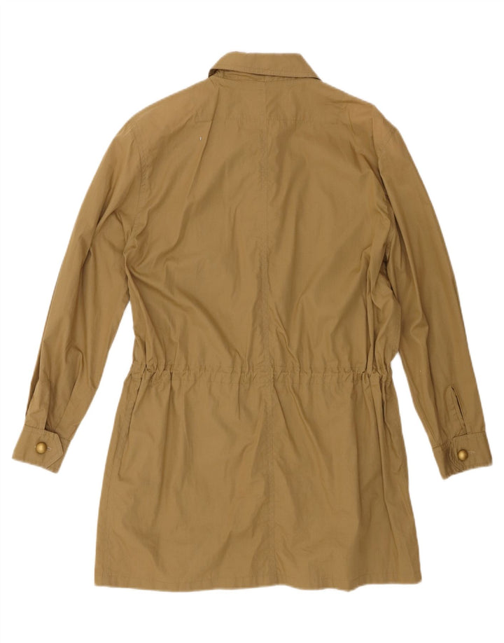 VINTAGE Womens Oversized Utility Jacket IT 44 Medium Beige Cotton Vintage Vintage and Second-Hand Vintage from Messina Hembry 