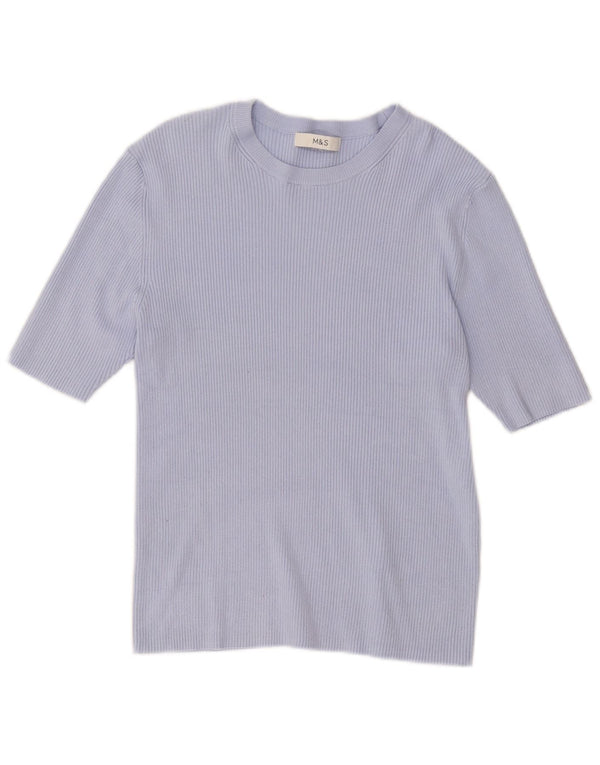 Marks & Spencer T-shirt top til kvinder DK 6 XS Blå
