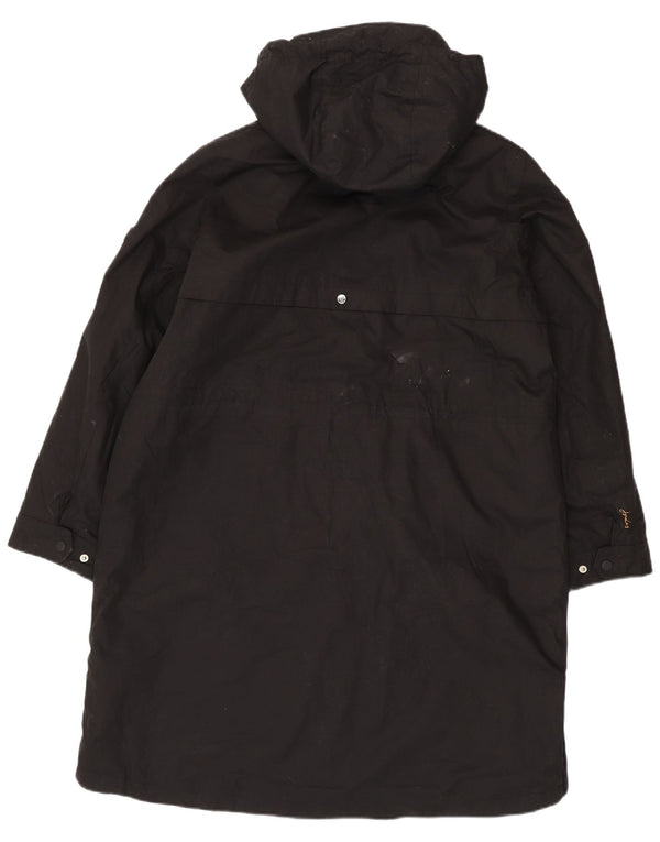 Joules Dame Hooded Parka Jacket UK 18 XL Sort Polyester