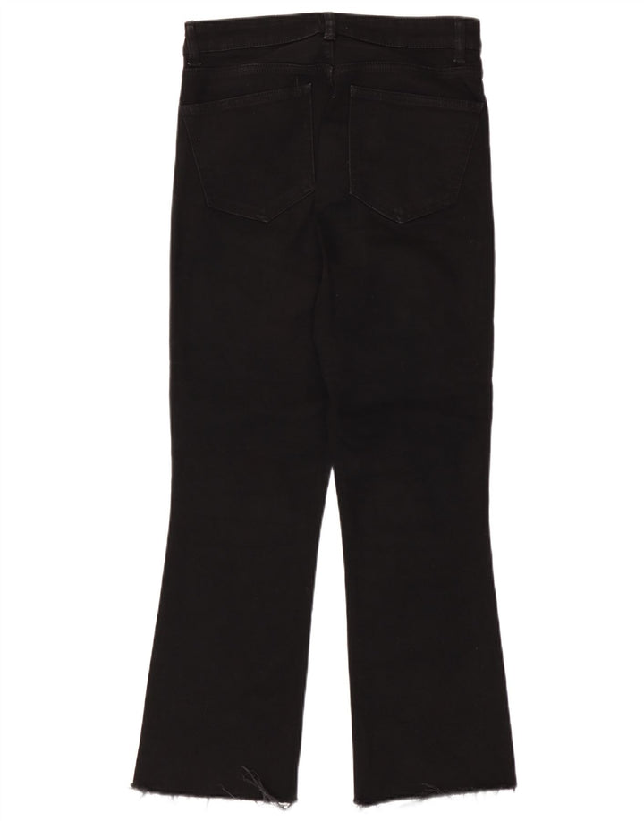 Zara Dame Bootcut Jeans EU 40 Medium W30 L27 Sort