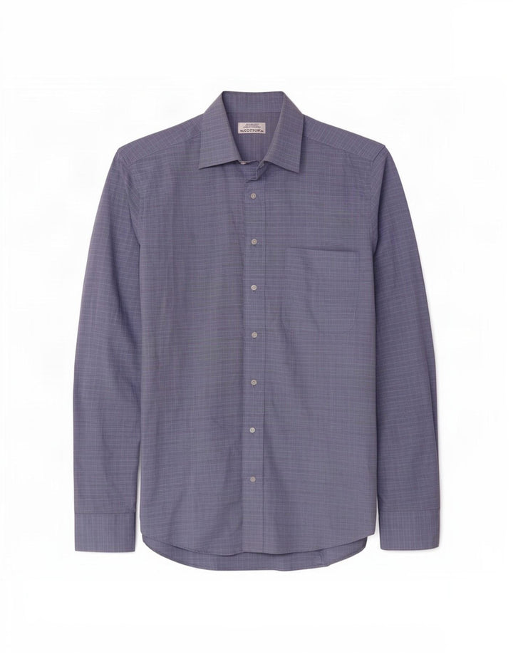 St. Bernard Herreskjorte str. 39 15 1/2 Medium Blue Check