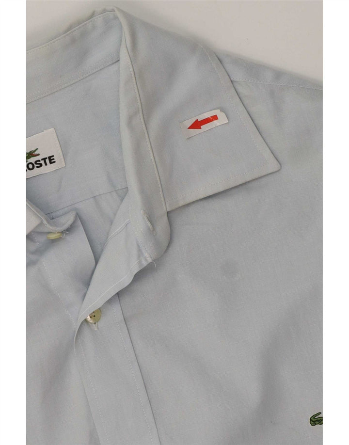 Lacoste Herreskjorte str. 42 Large Blue Cotton