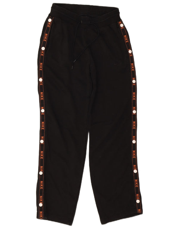 Nike Graphic Tracksuit Bukser til kvinder UK 10 Small Black Bomuld