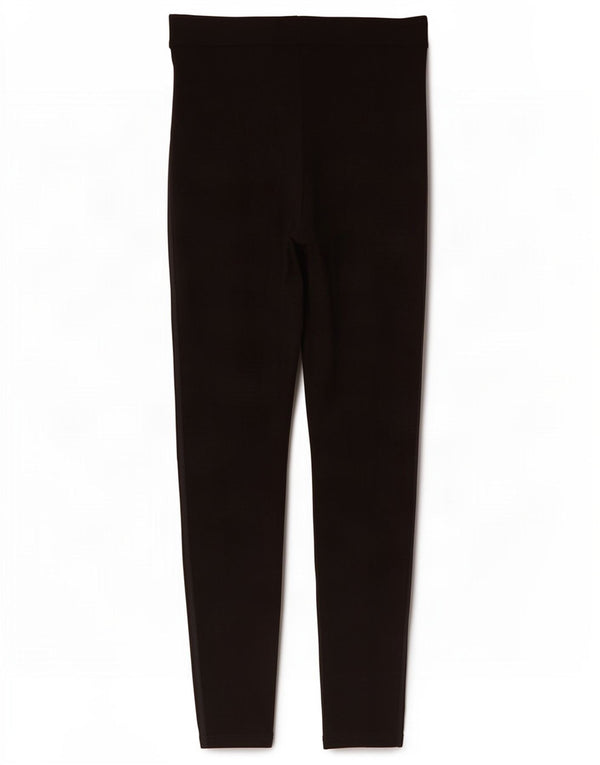 Zara Womens Leggings UK 12 Medium Black Viscose
