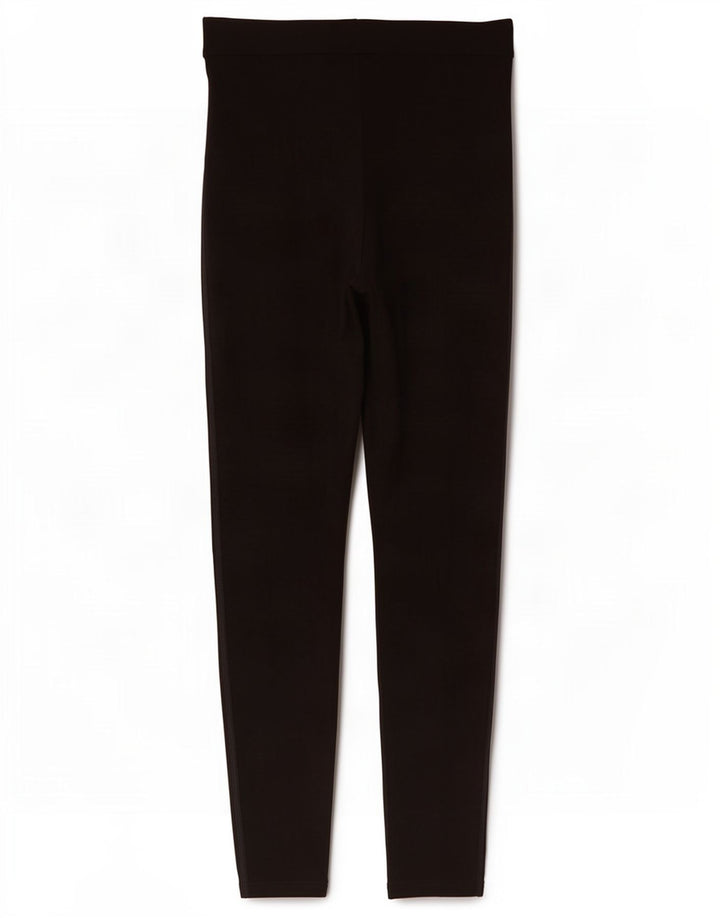 Zara Womens Leggings UK 12 Medium Black Viscose