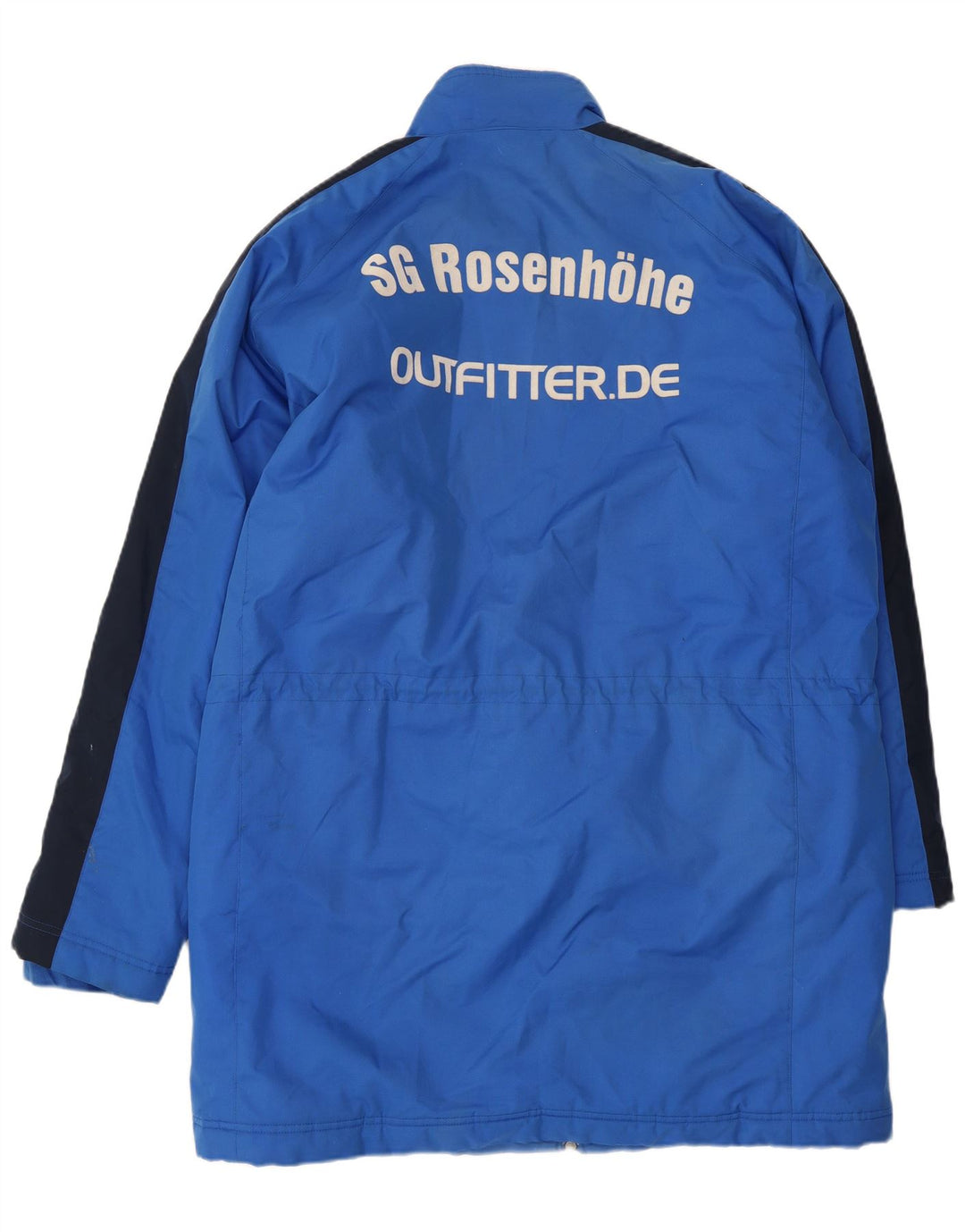 Nike Herre Graphic Windbreaker Coat UK 40 Large Blue Colourblock Polyester