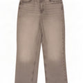 Zara Dame Straight Jeans EU 40 Medium W30 L28 Grå Bomuld